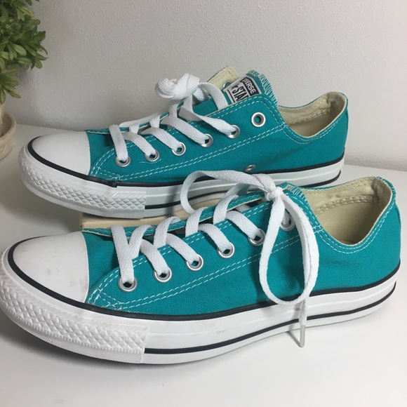 womens turquoise converse shoes